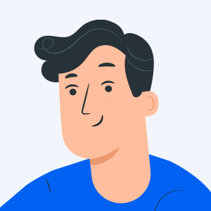 技术与专业学院学生头像插画,展示学生个人形象